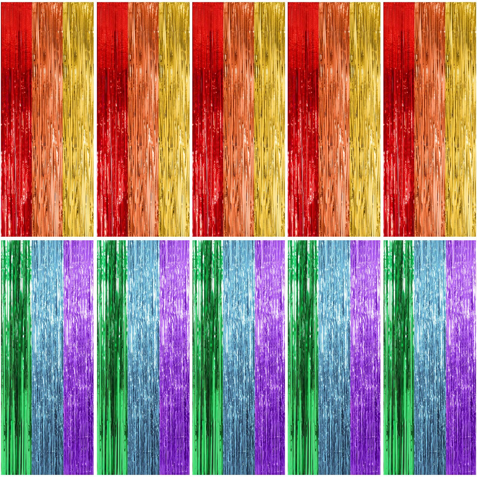 Foil Fringe Backdrop Curtain