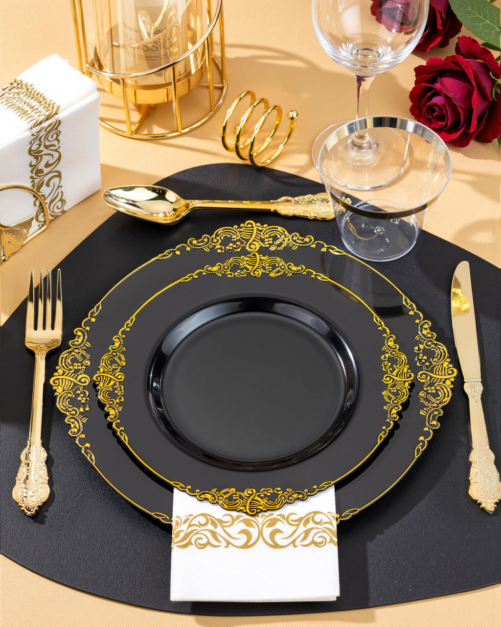 350-Piece Disposable Dinnerware Set