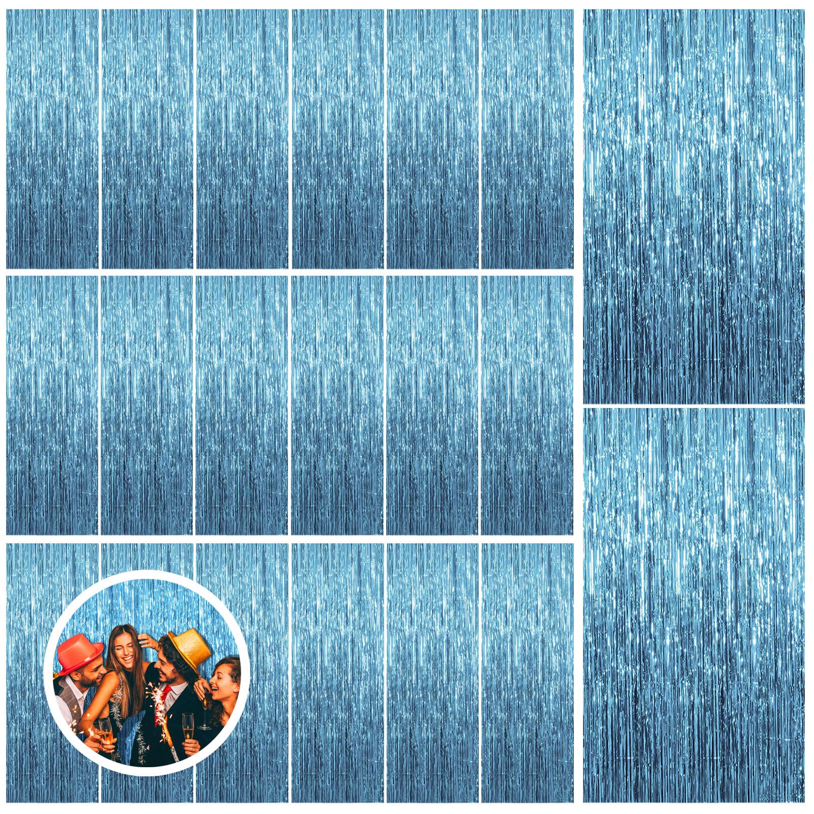 Foil Fringe Backdrop Curtain
