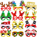 Max Fun 12Pcs Christmas Glasses Accessories Party Favors for Kids