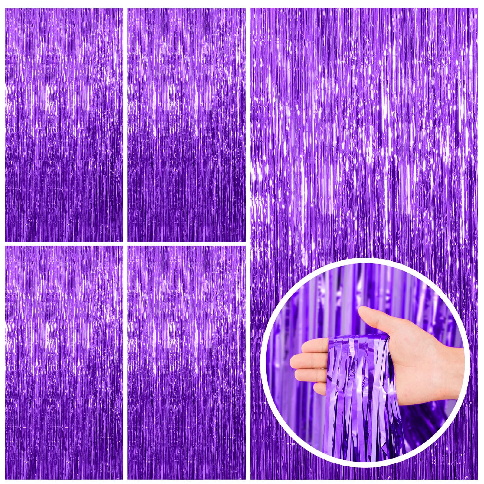 Foil Fringe Backdrop Curtain