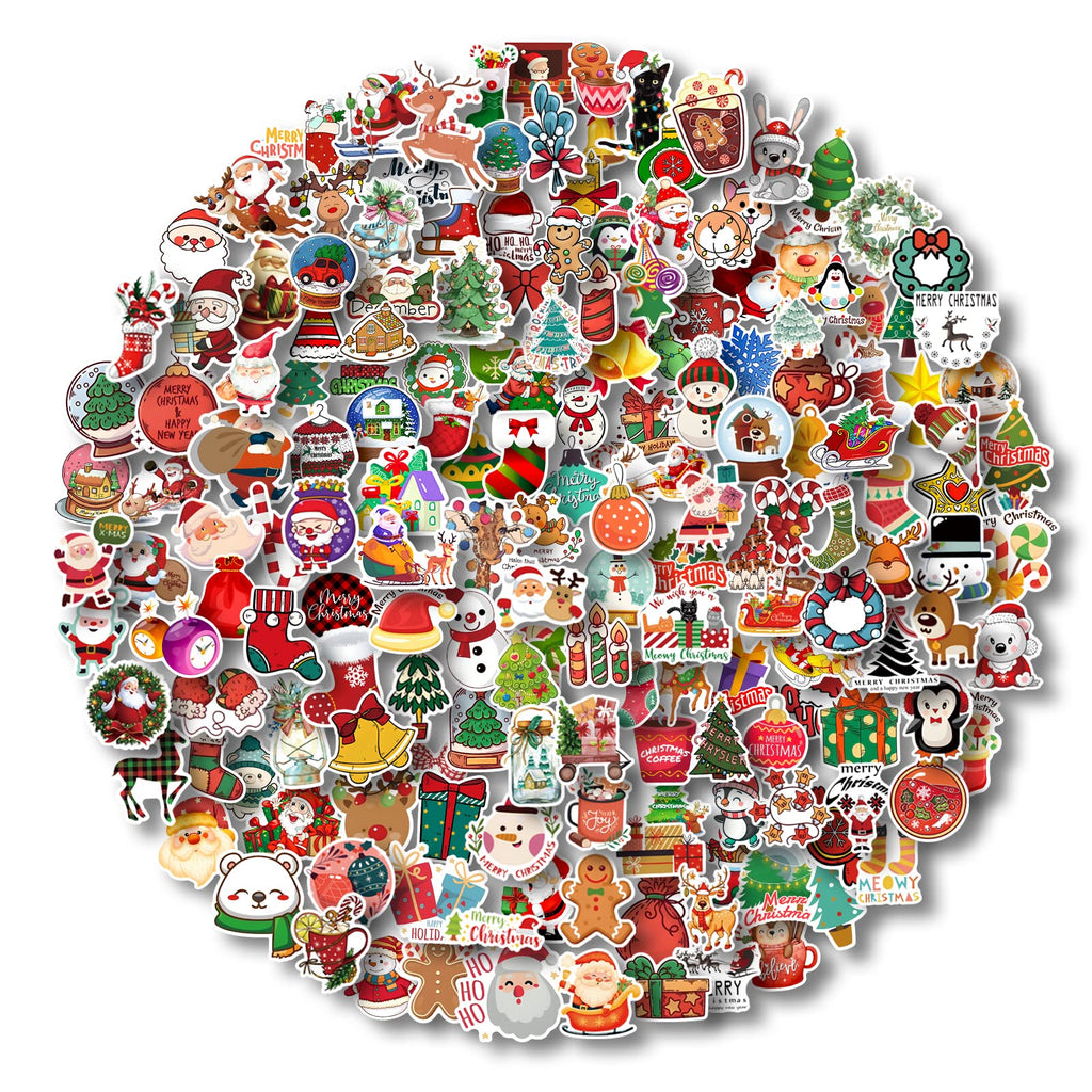 AOWDIAO Holiday Themed Stickers for Water Bottles