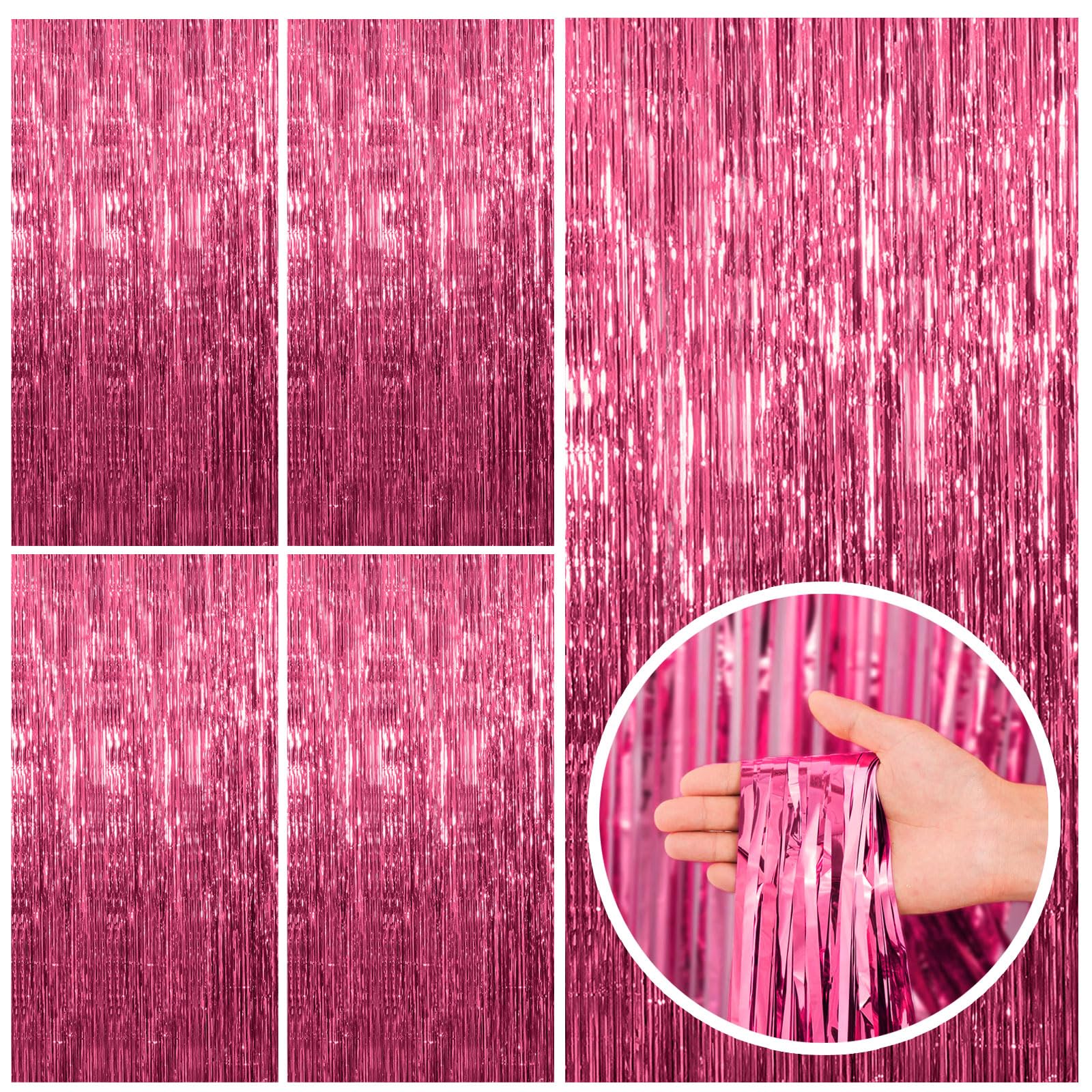 Foil Fringe Backdrop Curtain