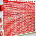 Valentine's Day Party Decorations Red Heart Foil Fringe Curtains