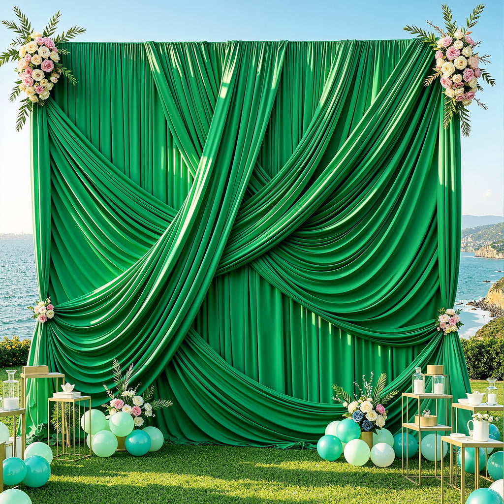 12 ft Backdrop Curtains for Weddings, Birthdays and Photos